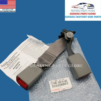 CINTURÓN DE SEGURIDAD INTERIOR TRASERO IZQUIERDO GRIS ORIGINAL OEM TOYOTA 03-09 4RUNNER 73480-35010-B0 Foto 1 de 4