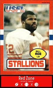 1985 Topps USFL - #27 Bill Roe NM Set Break. - Picture 1 of 2