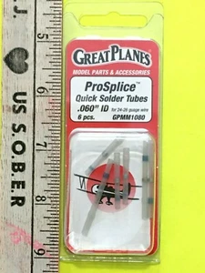 ORIGINAL RC GRANDES PLANOS #GPMM1080 PROSPELME TUBOS DE SOLDADURA RÁPIDA CALIBRE 24-26 (6)  - Imagen 1 de 3