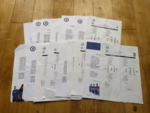 Chelsea Reserves Teamsheets x 17 - Picture 1 of 1
