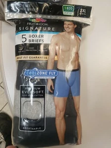 Mens - Fruit of the Loom - Boxer Briefs - 5 Pairs - Size 2XL - Picture 1 of 4