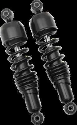 Par de amortiguadores traseros DS negro 12,5 pulgadas Harley Sportster 1200 Roadster 04-08 Foto 1 de 3