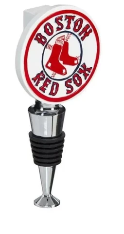 Boston Red Sox Logo Wine Bottle Stopper Drink Cap Cork Offical MLB Licensed New! Cover