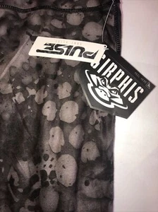 Sirphis Pulse XL NWT Black Gray Midnight Pattern Athletic Leggings Full - Picture 1 of 12