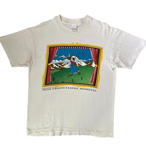 Vintage MGM Movie Promo Shirt L Beige 90s Popeye Olive Grand Classic Moments - Picture 1 of 9