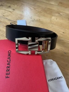 Ferragamo Gancini Ledergürtel brandneu 85 - Bild 1 von 4