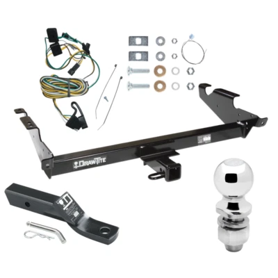 Enganche de remolque para 87-95 GMC G1500 G2500 G3500 paquete con cableado y bola de 2" Foto 1 de 4
