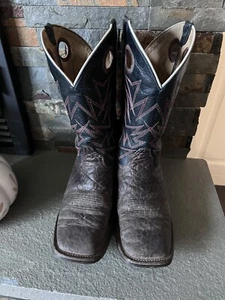 Cody James BBMP45 Western Boots  Brown Leather Mens Size 9 D Xero Gravity Square - Picture 1 of 10