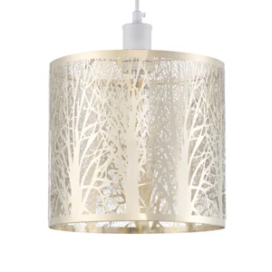 Unique and Beautiful Brushed Gold Metal Forest Design Ceiling Pendant Shade b... - Picture 1 of 7