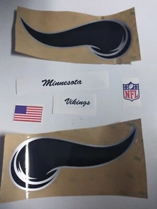 F/S Minnesota Vikings Black Ice Aufkleber Set - Bild 1 von 3
