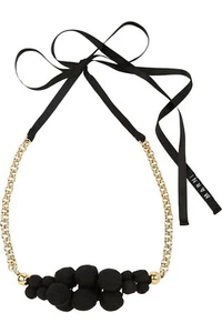 Marni Canvas-covered bead necklace - Picture 1 of 2