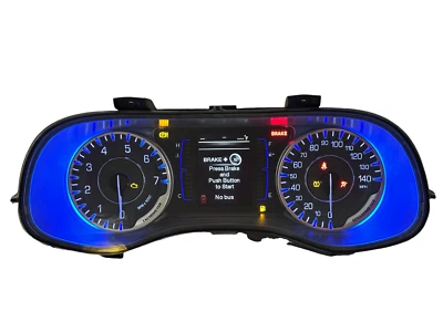 Cuadro de instrumentos velocímetro medidores del panel de instrumentos Chrysler 200 2015 153.607 millas Foto 1 de 3