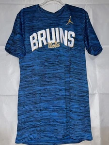 UCLA Bruins Performance Nike Air Jordan T-Shirt Men's S Blue Athletic Basketball - Picture 1 of 5