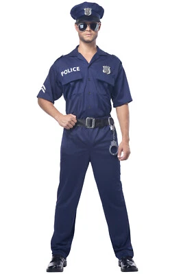 Nuevo Disfraz de Halloween Uniforme de Policía para Adulto Foto 1 de 2