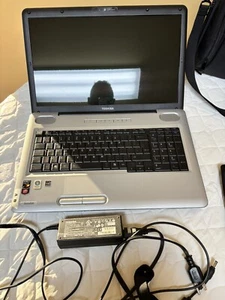 Toshiba Satellite 17-Inch Laptop - Windows Vista AMD Turion x2, ATI Radeon Graph - Picture 1 of 12