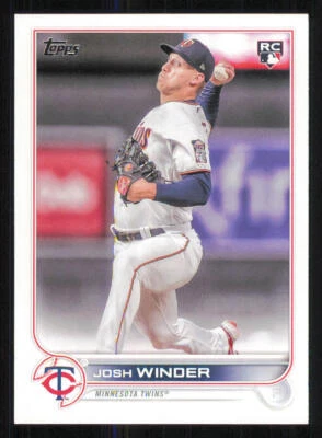 2022 Topps Update #US6 Josh Winder RC - Image 1 of 2