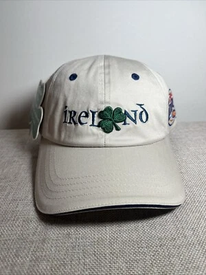 Ireland Miller Lite Gorra Beige Correa Trasera Día de San Pattys Cerveza Trébol para Beber Foto 1 de 4