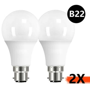 2 X B22 LED Light Bulbs Globe Energy Saver Warm Cool White 3W 5W 10W 15W 20W - Picture 1 of 8