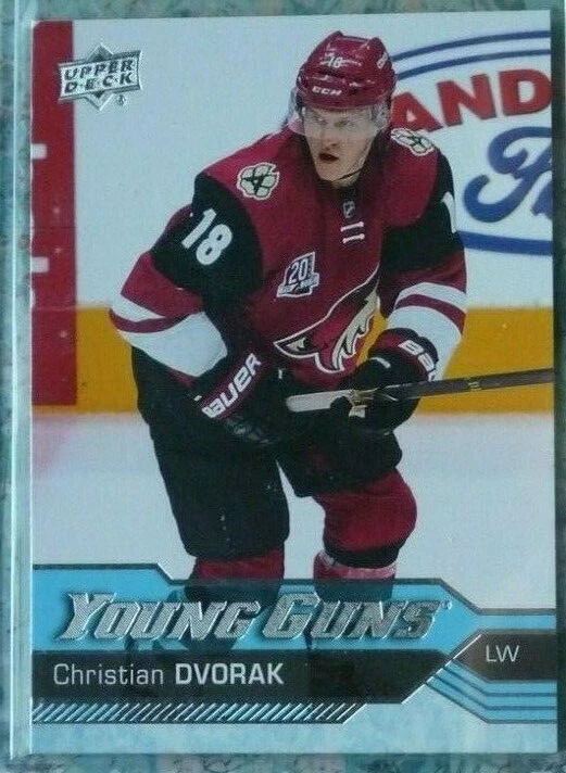 Christian Dvorak 2016-17 Upper Deck Young Guns Rookie SP RC #235 Philly Flyers - Image 1 of 1