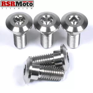 Yamaha YZF R1 (2004-2023) R1M (2015-2023) Titanium Rear Brake Disc Rotor Bolts - Bild 1 von 3