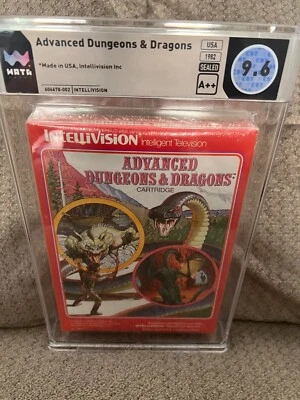 ADVANCED DUNGEONS & DRAGONS INTELLIVISION WATA Graded 9.6 GEM Seal A++ RARE - Image 1 of 4