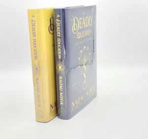 UK 1ST/1ST SIGNED A Deadly Education by Naomi Novak (Scholomance) HARDCOVER - Picture 1 of 6