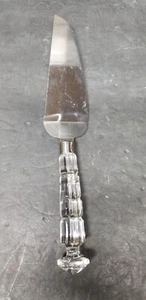 GODINGER CRYSTAL GLASS CAKE PIE SERVER KNIFE 11 3/4" - Picture 1 of 5