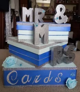 Bespoke Custom Made Wedding Card Post Box - Picture 1 of 4