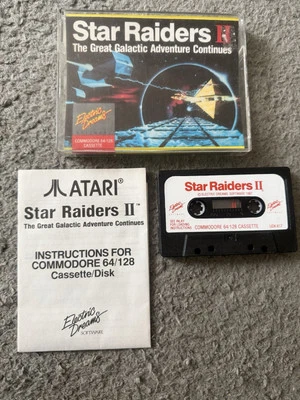 Star raiders 2 Commodore 64 game complete tested see pic - Image 1 of 4