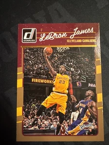 2016-17 PANINI DONRUSS LEBRON JAMES WITH KOBE BRYANT. Rare Iconic Card. - Picture 1 of 3