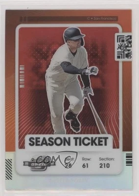 2021 Panini Contenders Optic Red Ticket Buster Posey #34 - Image 1 of 2