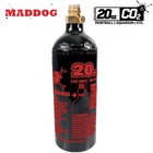 Maddog 20 Oz Refillable Aluminum CO2 Paintball Tank - 2026 Hydro