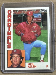 Neil Allen 1984 Topps Baseball Card #435 Cardinals Pitcher NRMT - Picture 1 of 2