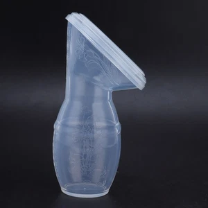New Fashion Food Grade Silicone Manual Breastfeeding Nursing Pump Bottle Collect - Picture 1 of 17