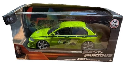Jada Toys Rápido y Furioso Brian's Mitsubishi Lancer Evolution VII 1/24 Diecast Foto 1 de 3