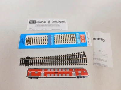 Peco Streamline H0 00 SL-E89 Left Switch Code 100 Mint Box #DV953-0.5 - Image 1 of 3