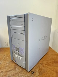 Vintage Retro Sony Vaio Personal Computer PC PCV-7766 PCV-RX406 60gb HDD 256 Ram - Picture 1 of 24