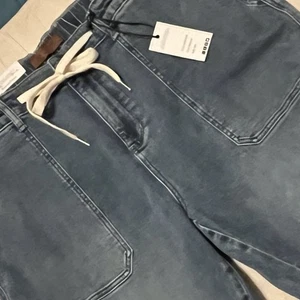 Judy Blue Walk In The Park Denim High Waist Jogginghose Kordelzug Taille 20W - Bild 1 von 9