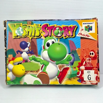 YOSHI'S STORY - NINTENDO 64 N64 CIB Complete - Image 1 of 4