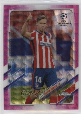 2020-21 Topps Chrome UCL Pink Wave Refractor Marcos Llorente #54 - Image 1 of 2