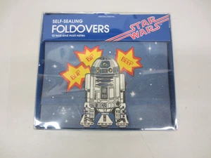 Vintage 1977 Self-Sealing FOLDOVERS Star Wars R2D2 Correspondence Cards Neu - Bild 1 von 2