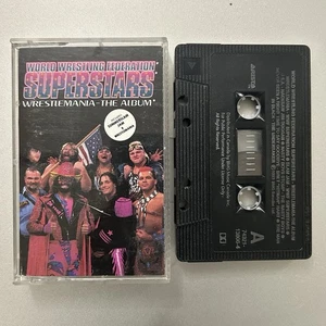 WWF Wrestling Superstars WRESTLEMANIA THE ALBUM Cassette WWE 1993 - Picture 1 of 4