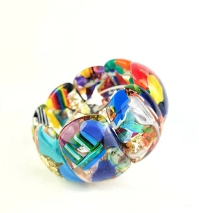 Sobral Preterito Perfeito Fresh Copacabana Inclusion Bead Artist Made Bracelet - Picture 1 of 6