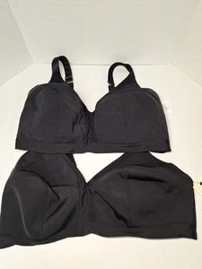Neu mit Etikett Lively BH, 2er-Set, Größe 46DD, schwarz, Übergröße, bequem  - Bild 1 von 5