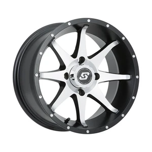 Sedona Rear Black Machined Storm 12 x 7 Wheel - A7627011-25S - Picture 1 of 1