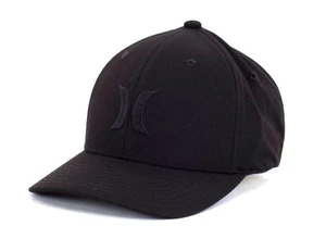 Hurley Cap Flexfit Mens H20 Dri Tideline Black - Picture 1 of 6