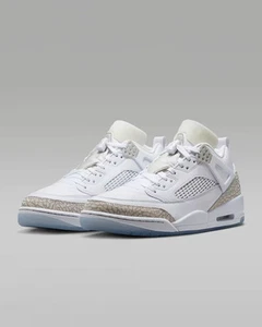 Jordan Spizike Low Men's Size 11.5 White/Neutral Gray FQ1759-103 Fast Shipping - Picture 1 of 8