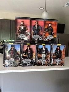 5 Barbie & 2 Ken Harley Davidson Motorrad Sammlerstücke 7 Puppen Lot Neu in Boxen - Bild 1 von 24