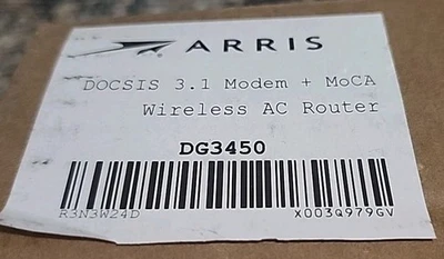 Arris Touchstone DG3450 Cable Modem Wireless Gateway DOCSIS 3.1 with 802.11ac... - Image 1 of 4
