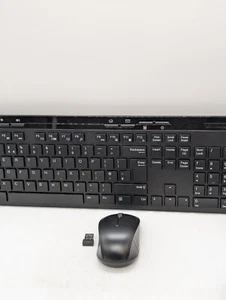Amazon Basics wireless mouse and keyboard combo 2.4 GHz USB receiver MD023 MM023 - Picture 1 of 23